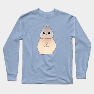 Standing Frozen Fat Rabbit | Sean the Netherland Dwarf | Bunniesmee Long Sleeve T-Shirt